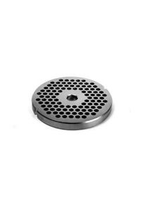 Stampo forato in acciaio inox, Fimar STAMPO8/3, con fori diametro 3 mm, per tritacarne Mod.TR8D/AB8D, diametro esterno mm 62