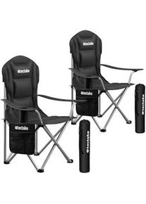 TecTake GmbH tectake Sedia da campeggio imbottita MTX, pieghevole, con portabicchieriSedia da esterna imbottita MTX, pieghevole, con portabicchieri
