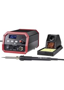 Toolcraft ST-80D digitale Lötstation Lötspitze 80 Watt 150-450°C Temperatur einstellbar rot schwarz