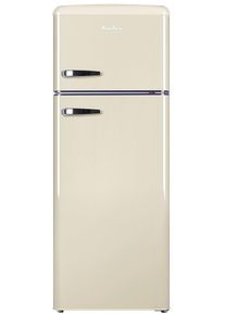 Amica KGC15635B Stand-Kühl-Gefrierkombination 55cm breit 206 Liter Retro Design Abtau-Automatik coffee cream