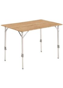 Outwell Custer Campingtisch Klapptisch Garten Terrasse Outdoor 65x100x49/70cm höhenverstellbar Bambus