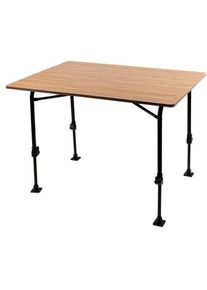Camp4 Tjörn Campingtisch Kapptisch Garten Outdoor Terrasse 100x68cm Bambus-Dekor