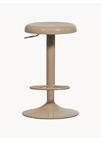De Eekhoorn Taburete alto regulable Isaac Beige Metal Ø 39 x Al 81 cm