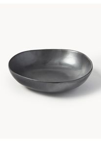ferm LIVING Taça em cerâmica Flow Preto Cerâmica Ø 20 x Alt 5 cm