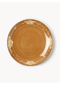 Bajoplato artesanal Mystic Amarillo Porcelana Ø 31 cm | Westwing Collection