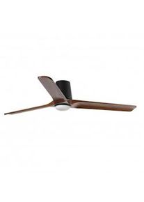 Ventilador de Techo Faro Heywood Tub 132cm Negro/Madera 10W CCT