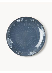 Bajoplato artesanal Mystic Azul Porcelana Ø 31 cm | Westwing Collection