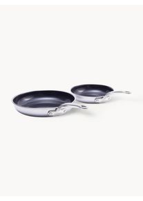 Greenpan Frigideiras com revestimento antiaderente Premiere, conjunto de 2 Prateado Aço inoxidável, Metal Conjunto com vários tamanhos