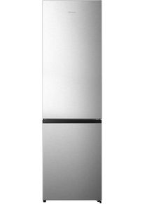HISENSE RB440N4ACA Stand Kühl-Gefrierkombination, 59,5 cm breit, 336 L, Total NoFrost, Urlaubsmodus, Fresh Crisper, Multi Air Flow, silber