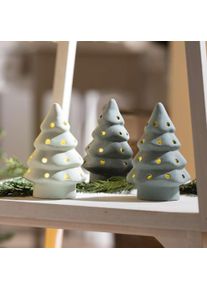 LED-Tanne "Green Shades", 3er Set
