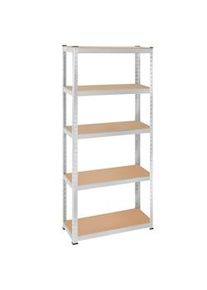 TecTake Estanterías para cargas pesadas - 180 x 75 x 30 cm, 350 kg - 405050