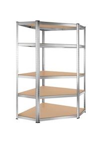 TecTake Estanterías para cargas pesadas - 180 x 89,5 x 89,5 cm, 875 kg - 405051