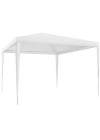 TecTake GmbH tectake Pabellón 3x3 m FARAH resistente al agua y sistema de ensamblaje - blanco - 405960