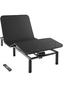 TecTake Somier con listones ajustables eléctricamente Comfort Easy Flex - antracita/negro - 405116