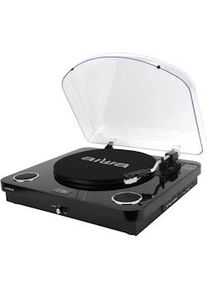 Aiwa GBTUR-120BK/MKII giradiscos negro, digitalizador, Bluetooth, 3 velocidades