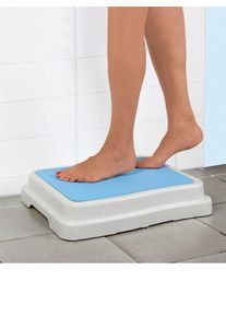 Tritthocker in weiß