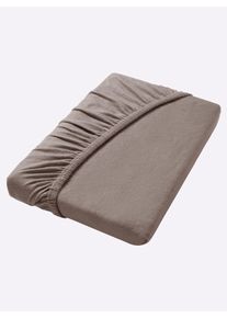 Irisette Spannbettlaken in grau, Größe 25