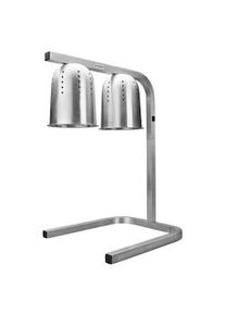 Lacor lámpara de calentamiento infrarrojos doble para buffet aluminio 550W