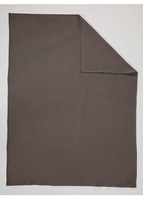 Biederlack Wohndecke in braun, Größe B/L: 100 cm x 150 cm