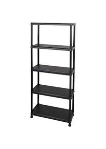 curver Estante de plástico resistente 5 prateleiras 75x32x176 cm