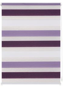 LICHTBLICK Original Doppelrollo »Duo Rollo Klemmfix Bunt« Lichtschutz ohne Bohren Seitenzug in lila