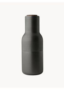 Audo Copenhagen Súprava mlynčekov na soľ a korenie s drevenými vrchnákmi Bottle Grinder, 2 diely Šedá Kov Ø 8 x V 21 cm