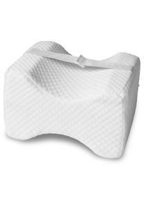 Pernă ergonomică pentru genunchi pentru cei care dorm lateral 24 x 20 x 15 cm cu capac cu efect de răcire
