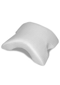 Arm cushion for side sleepers 26 x 30 x 12 cm with cooling effect cover