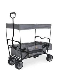 Pinolino Bollerwagen , Grau , Metall, Textil , 59x67x124 cm , Freizeit & Co, Gartenspielzeug, Bollerwagen