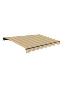 Wasabi - Toldo Exterior Enrollable 3x2,5 AGB Poliéster – Estructura Aluminio Antracita Inclinación Regulable