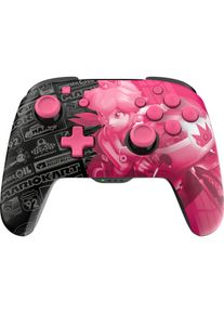 pdp Rematch Glow Wireless Grand Prix Peach (Switch, Switch Lite, Switch OLED), Gaming Controller, Schwarz, Pink
