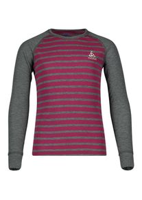 Odlo, Damen, Funktionsshirt, BL TOP crew neck l/s ACTIVE WARM ECO KID (164), Grau, 164