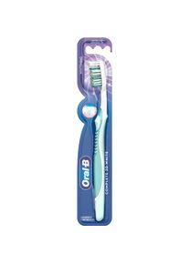 Braun, Handzahnbürste, Oral-B Zahnbürste Complete 3D White 35, medium poliert die Zähne, für natürlich weiße Zähne (Mittel, 1 x)