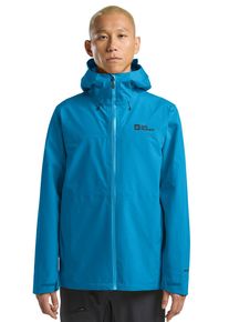 Jack Wolfskin Męska kurtka przeciwdeszczowa Highest Peak 3L Jacket Men XL aurora blue