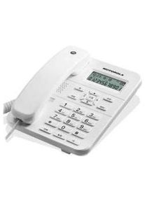 Motorola Ct202 Weisses Festnetztelefon mit, Telefon, Weiss