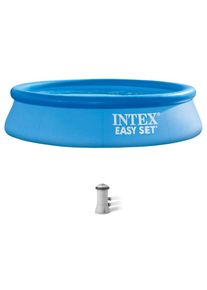 Intex , Quick-Up Pool »Easy«, (Set), ØxH: 366x76 cm , blau , Ø/B/H/L: 366 cm x Breite Höhe 76 cm x Länge