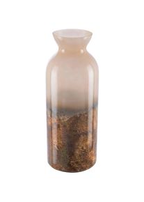 Creativ home , Tischvase »Blumenvase THALIS«, (1 St.), aus Glas, Höhe ca. 35 cm , apricot