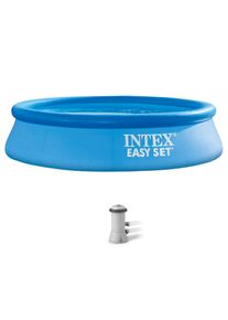 Intex , Quick-Up Pool »Easy«, (Set), ØxH: 305x61 cm , blau , Ø/B/H/L: 305 cm x Breite Höhe 61 cm x Länge