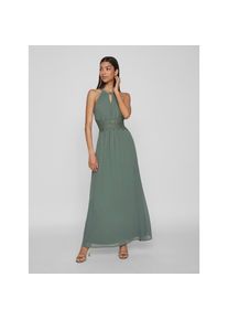 Vila, Damen, Maxikleid &raquo;VIMILINA HALTERNECK MAXI DRESS - NOOS&laquo; Sommerkleid, Laurel Wreath Detail:ELASTIC, N-Gr, 40 -N-Gr, Laurel Wreath Detail:ELASTIC