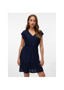 Véro Moda Vero Moda , Minikleid »VMKIM CS V-NECK SHORT DRESS JRS GA« Sommerkleid , Navy Blazer , N-Gr , XL -N-Gr , XL , Kurzes Kleid von Vero Moda