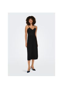 Only , Spaghettikleid »ONLHONEY STRAP DRESS JRS«, Sommerkleid , Black , N-Gr , L -N-Gr , L , Sommerliches Jerseykleid von Only