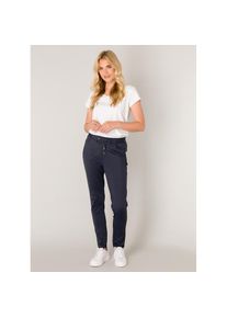 Base Level, Damen, Stoffhose &raquo;Tiana&laquo; Sommerhose aus reiner Viskose, Dark Blue, L&auml;nge 30, 42 -L&auml;nge 30, Dark Blue, Leichte Stoffhose f&uuml;r Damen von BASE