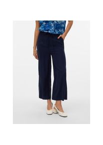 V&eacute;ro Moda Vero Moda, Damen, Culotte &raquo;VMTANYA HW 7/8 WIDE PANTS&laquo; Sommerhose, Navy Blazer, L&auml;nge 30, M (38) -L&auml;nge 30, Navy Blazer, L&auml;ssige Hose von Vero Moda
