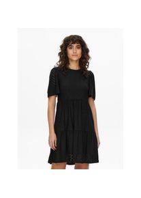Jacqueline de Yong JDY , Minikleid »CARLA CATHINKA S/S DRESS JRS NOOS« Sommerkleid , Black , N-Gr , L -N-Gr , L , Pflegeleicht und komfortabel: aus 95% Polyester und...