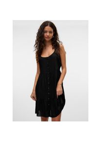Véro Moda Vero Moda , Trägerkleid »VMBUMPY SHORT SINGLET DRESS WVN GA NOOS«, Sommerkleid , Black , N-Gr , M -N-Gr , M , Kurzes Kleid von Vero Moda