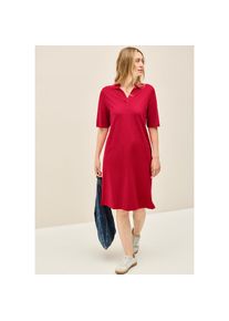Cecil , Polokleid Sommerkleid mit Schriftzug , glazed apple red , N-Gr , XL (44) -N-Gr , XL (44) , Kleid von Cecil