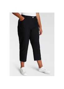 KjBRAND, Damen, Caprihose &raquo;Betty 7/8&laquo; Sommerhose, schwarz, N-Gr, 56 -N-Gr, schwarz, KjBRAND Hose Betty in 7/8