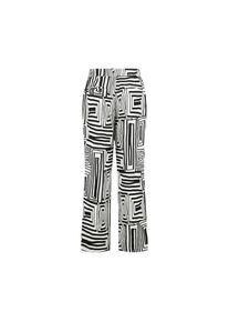 Fynch-Hatton , Leinenhose, Sommerhose mit Grafik-Muster , black , N-Gr , 40 -N-Gr , 40 , Hose von Fynch-Hatton