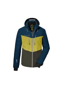 Killtec , Skijacke »KSW 45 MN SKI JCKT« Trendige, wasserdichte Skijacke mit abnehmbarer Kapuze und Schneefang , dunkelpetrol , L , L , Herren...
