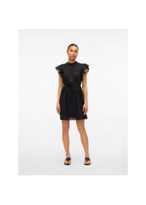 Véro Moda Vero Moda , Minikleid »VMTRINE SL SHORT LACE DRESS WVN GA NOOS« Sommerkleid , Black , N-Gr , M -N-Gr , M , Kurzes Kleid von Vero Moda